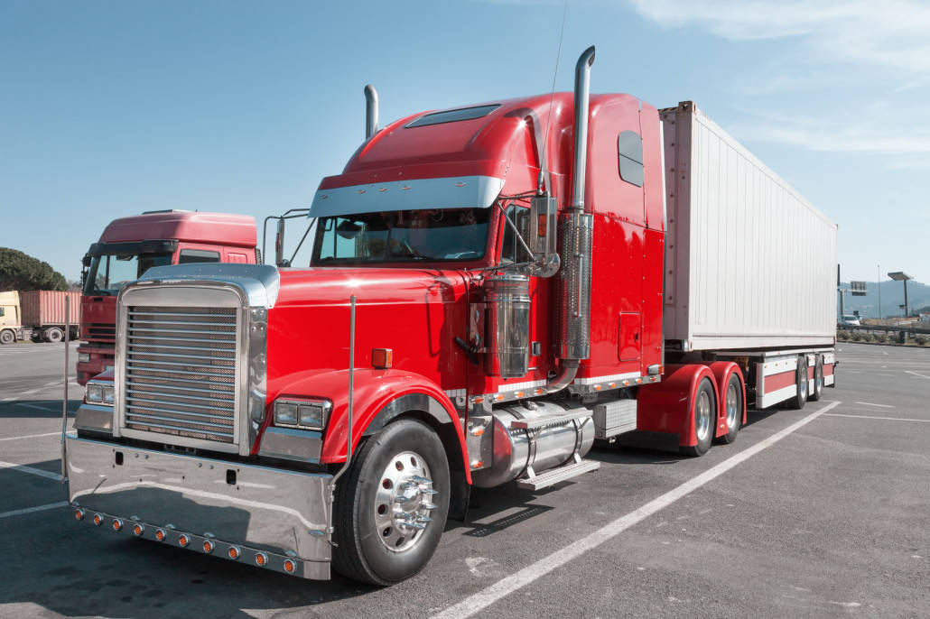 Bright red trucking factor