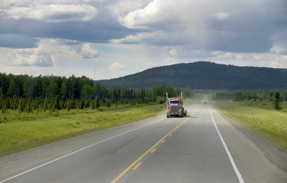 drving truck flatbed trucking